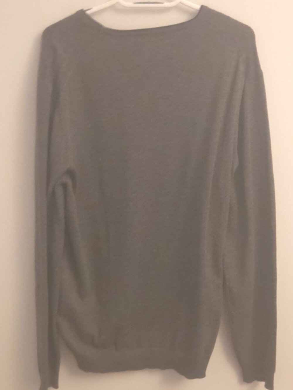 Consenso Gray Textured Crewneck Sweater Men’s XXL Lightweight Knit